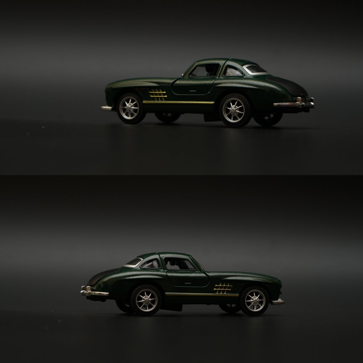 1:36 Benz 300SL Diecast (Green) 11.5 Cm -  Kunju Vandi  