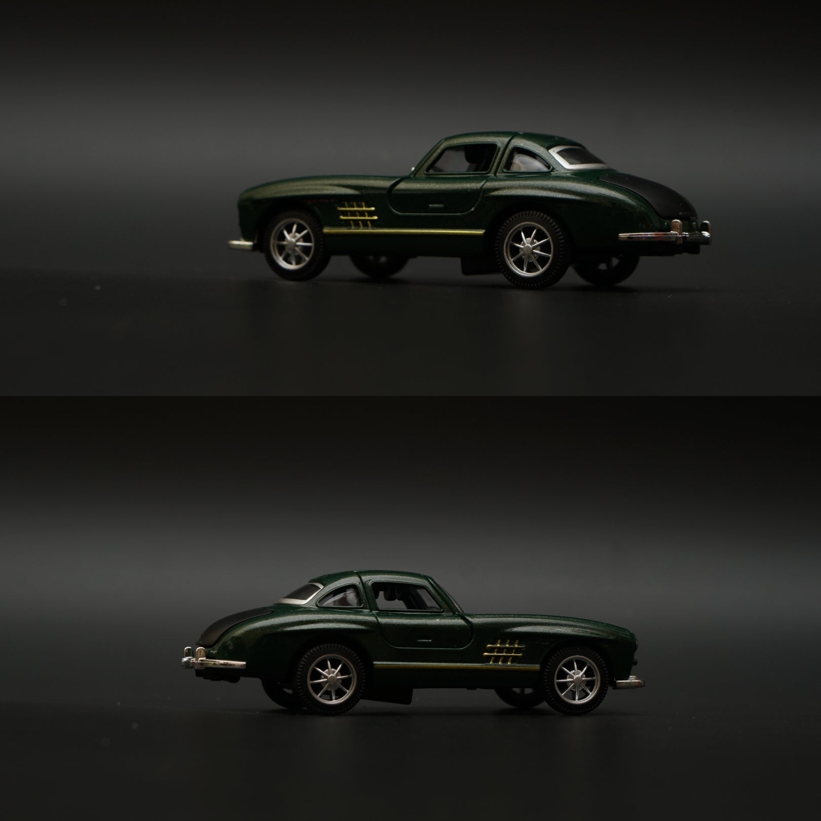 1:36 Benz 300SL Diecast (Green) 11.5 Cm -  Kunju Vandi  