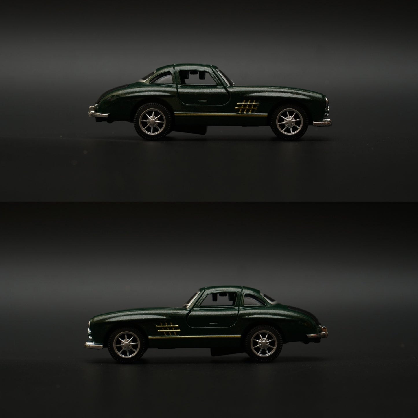 1:36 Benz 300SL Diecast (Green) 11.5 Cm -  Kunju Vandi  