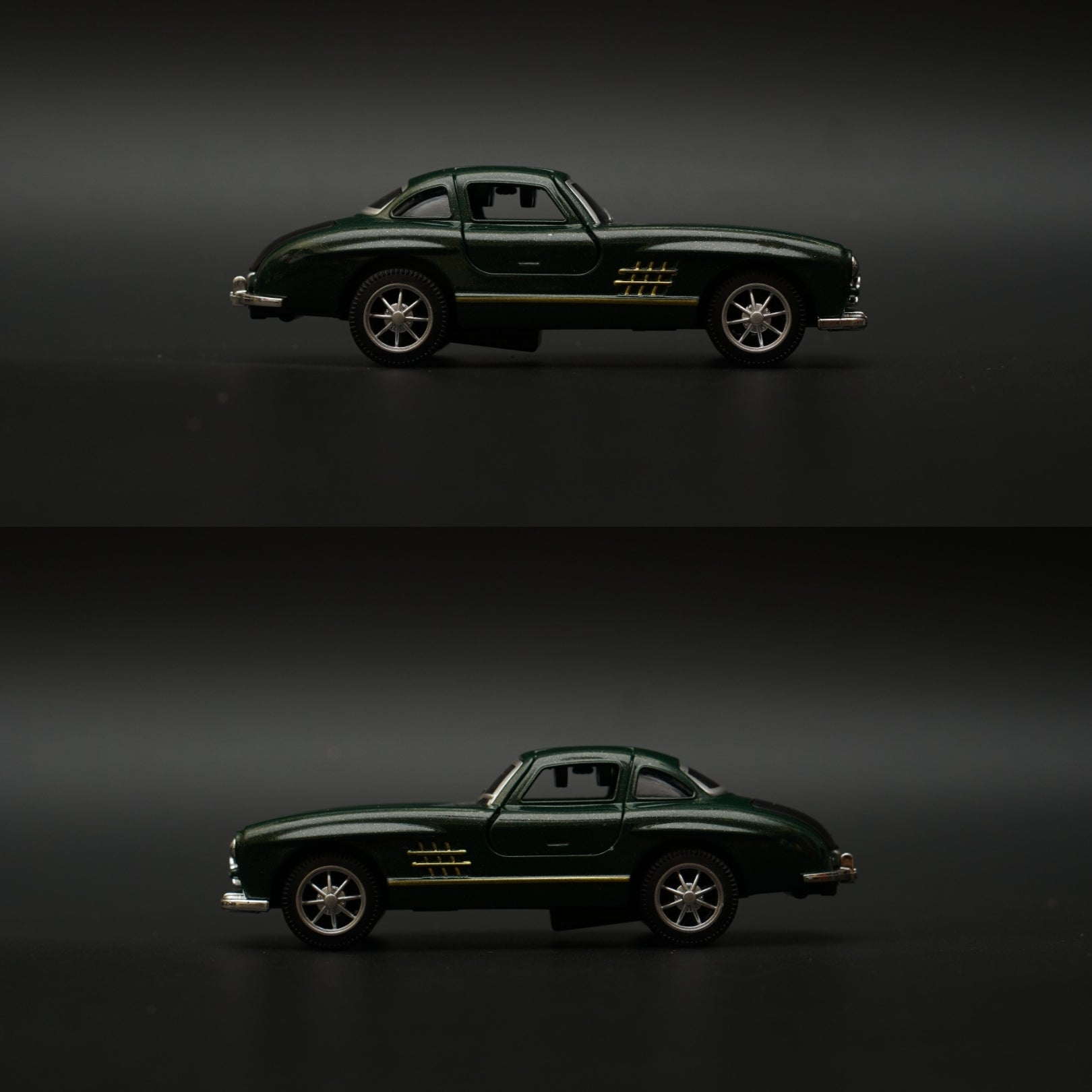 1:36 Benz 300SL Diecast (Green) 11.5 Cm -  Kunju Vandi  