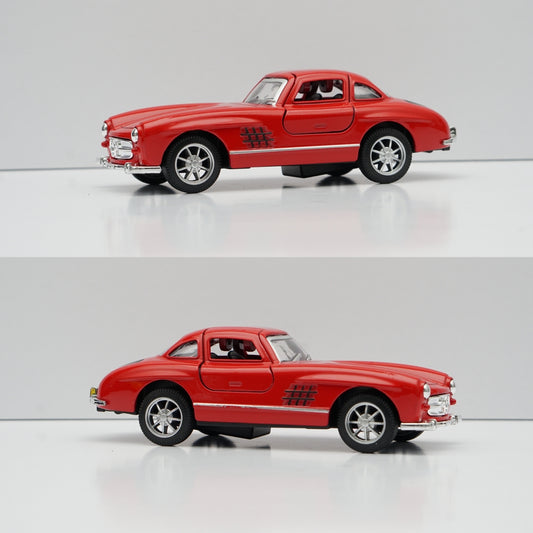1:36 Benz 300SL Diecast (Red) 11.5 Cm -  Kunju Vandi  