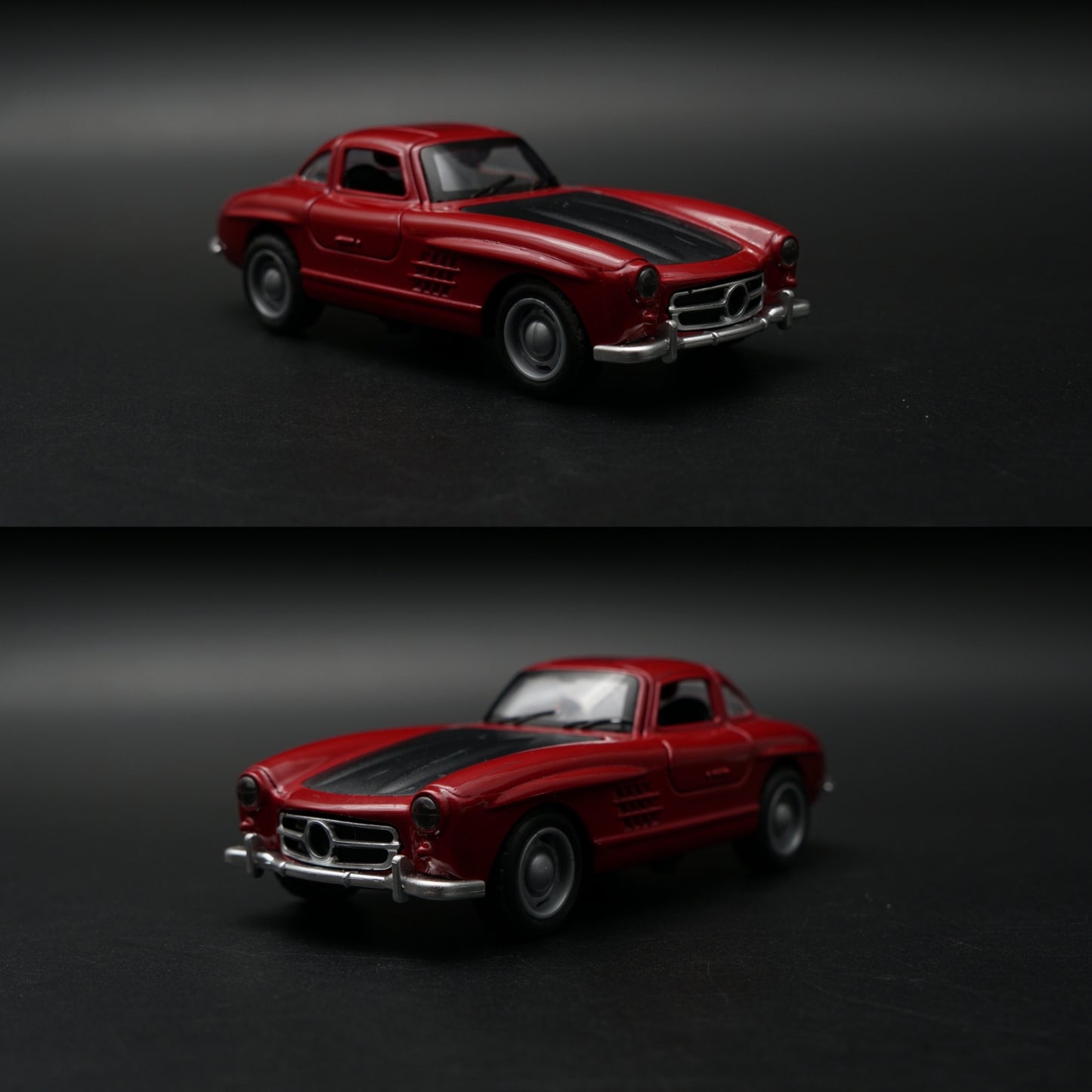 1:36 Benz 300SL Diecast (Red) -  Kunju Vandi