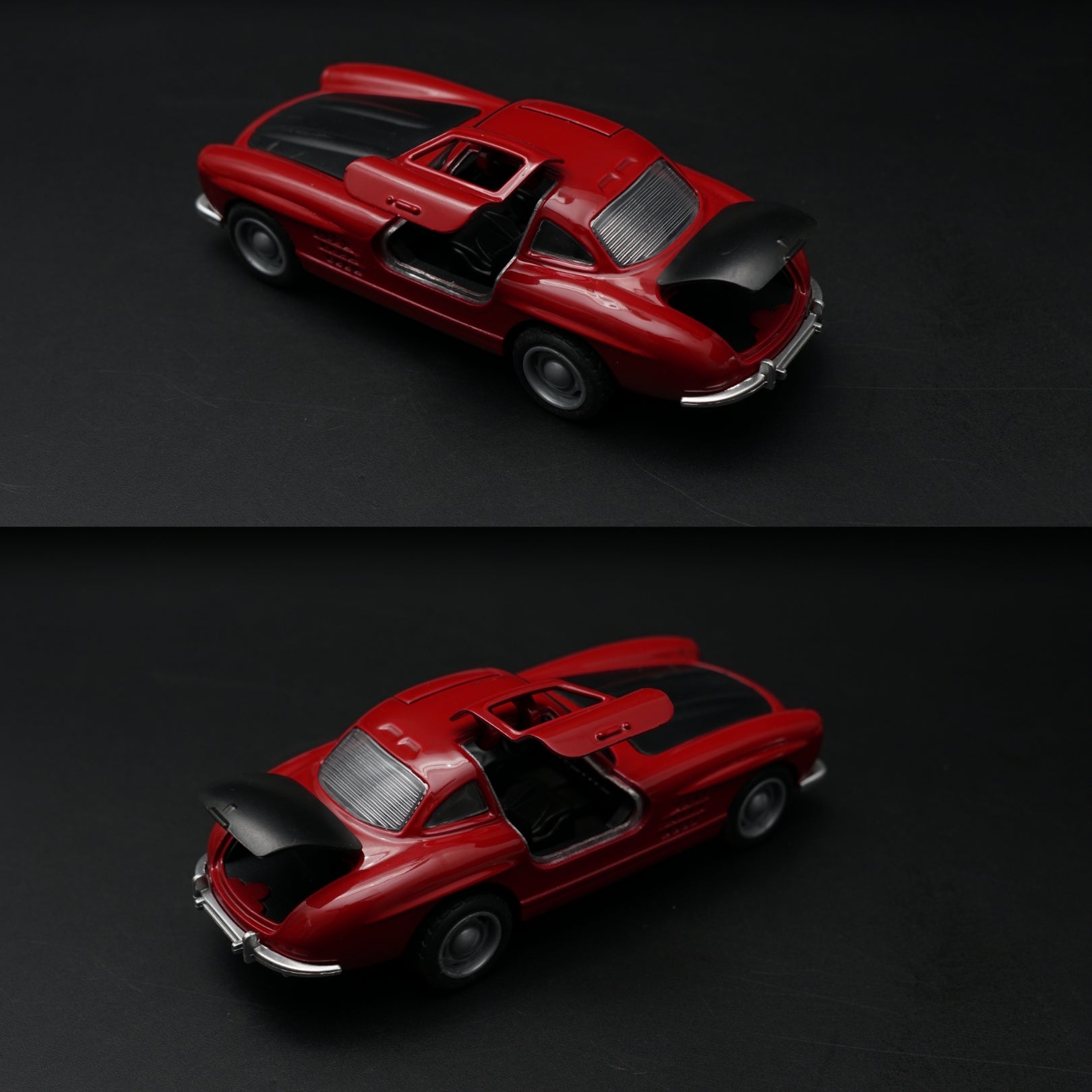 1:36 Benz 300SL Diecast (Red) -  Kunju Vandi