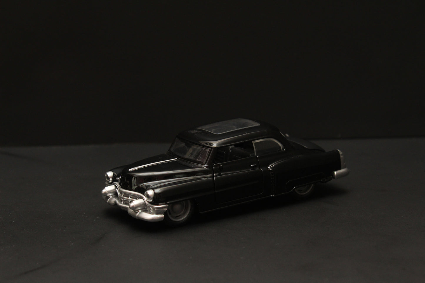 1:36 Cadillac Diecast Car Black -  Kunju Vandi  
