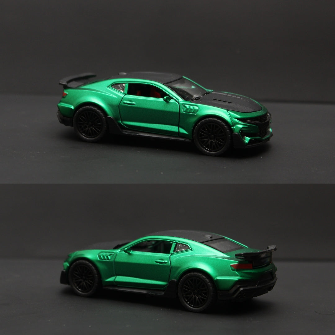 1:36 Camaro Diecast Green -  Kunju Vandi  