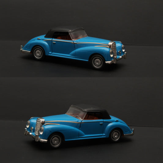 1:36 Classic Car Blue (Hard Top) -  Kunju Vandi  