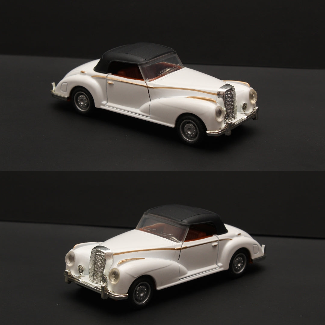 1:36 Classic Car White (Hard Top) -  Kunju Vandi  