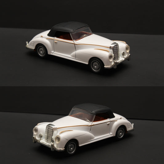 1:36 Classic Car White (Hard Top) -  Kunju Vandi  