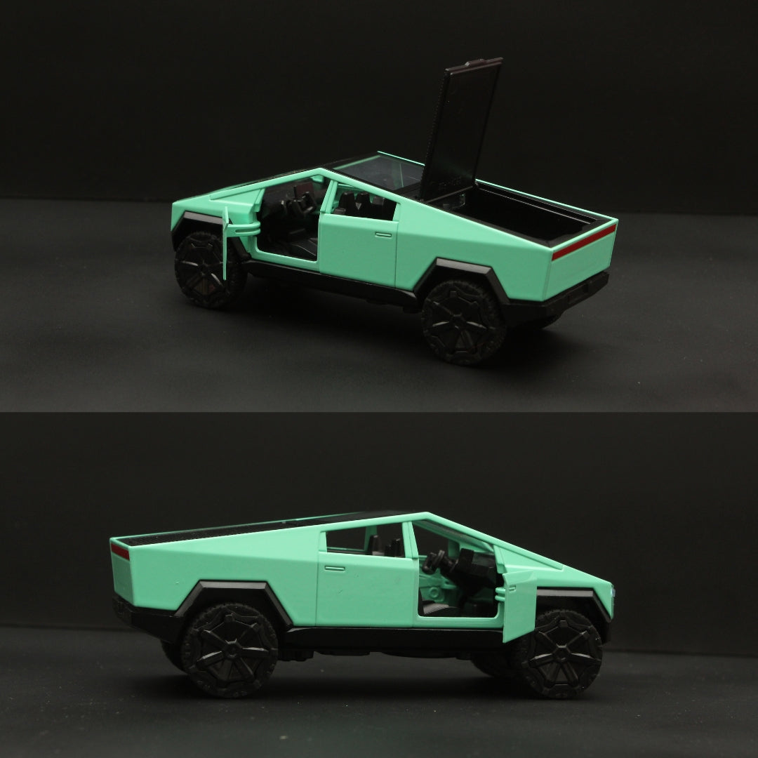 1:36  Cybertruck Green Diecast -  Kunju Vandi  