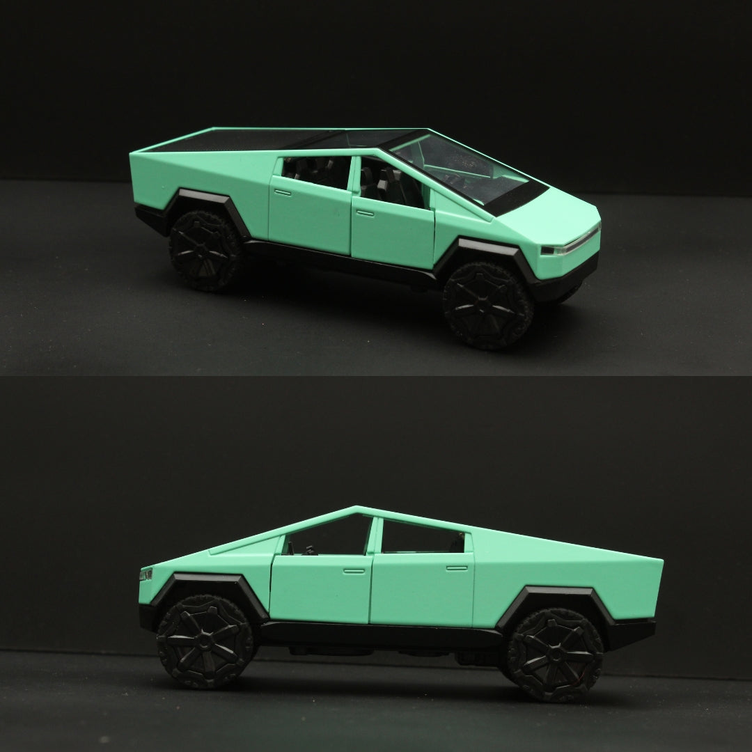1:36  Cybertruck Green Diecast -  Kunju Vandi  