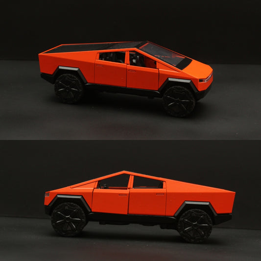 1:36  Cybertruck Orange Diecast -  Kunju Vandi  