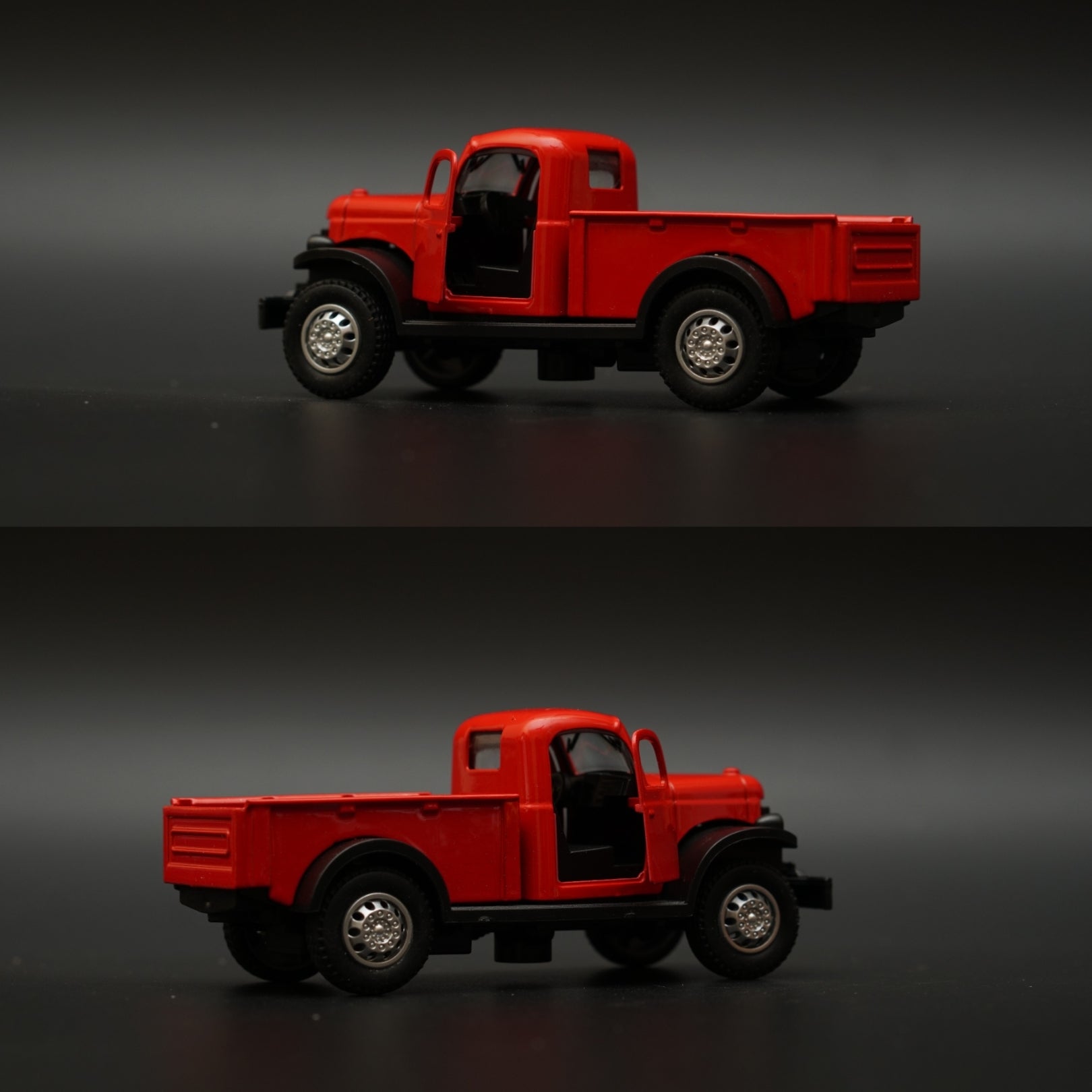 1:36 Dodge Power Wagon 1940 (Red) -  Kunju Vandi  
