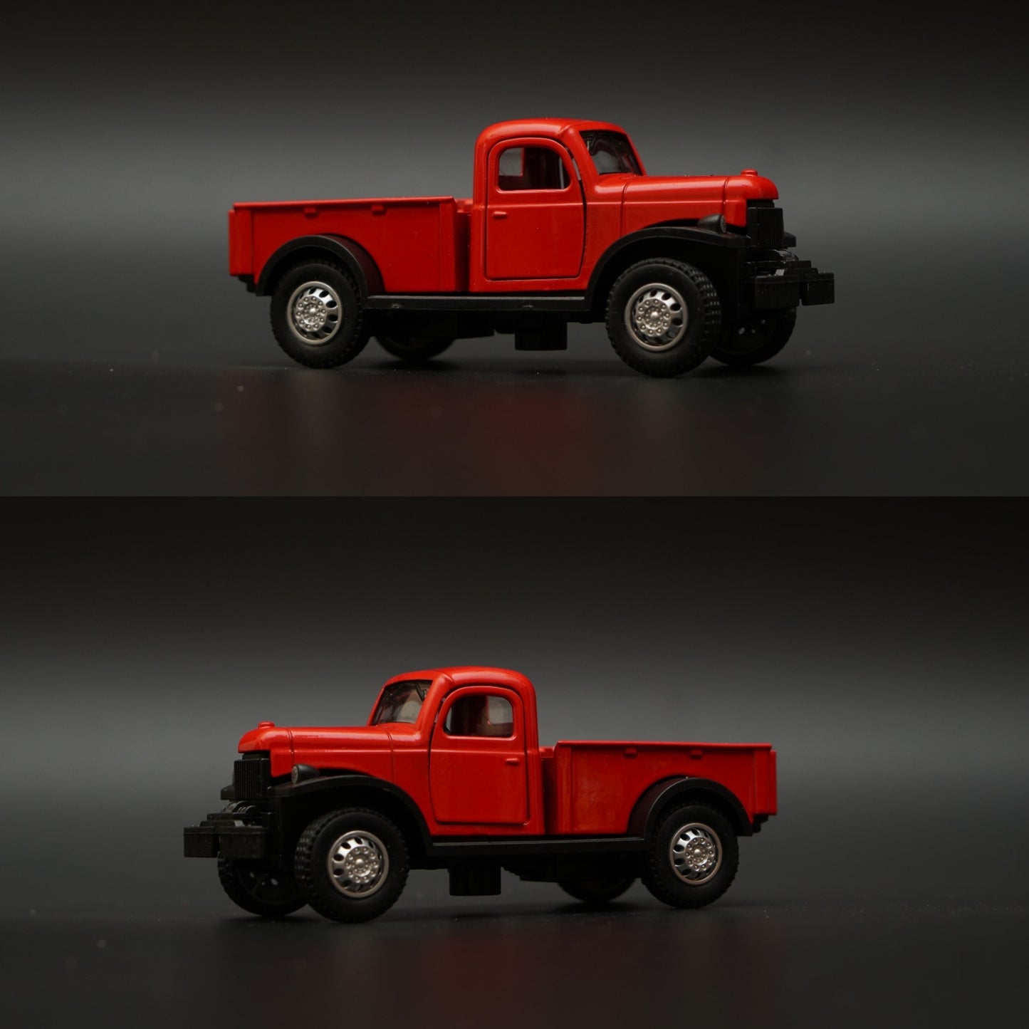 1:36 Dodge Power Wagon 1940 (Red) -  Kunju Vandi  