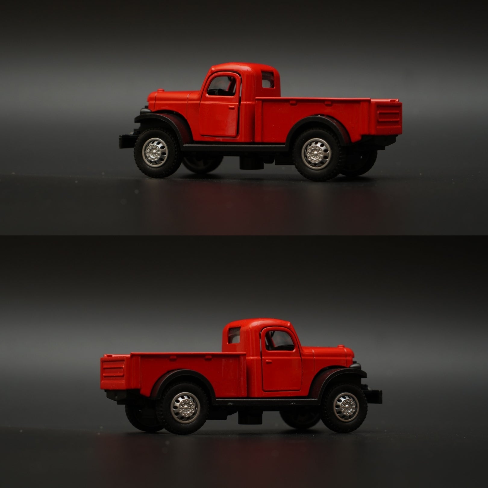 1:36 Dodge Power Wagon 1940 (Red) -  Kunju Vandi  