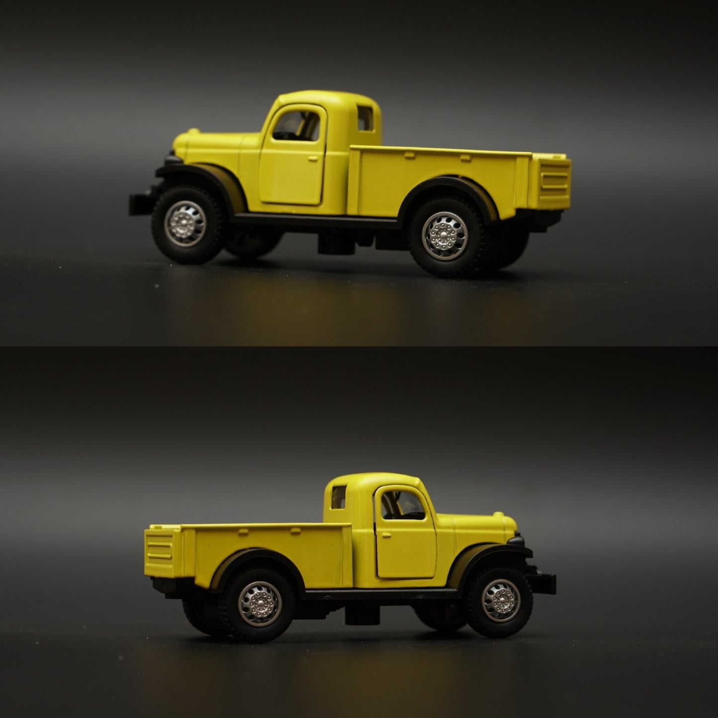 1:36 Dodge Power Wagon 1940 (Yellow) -  Kunju Vandi  