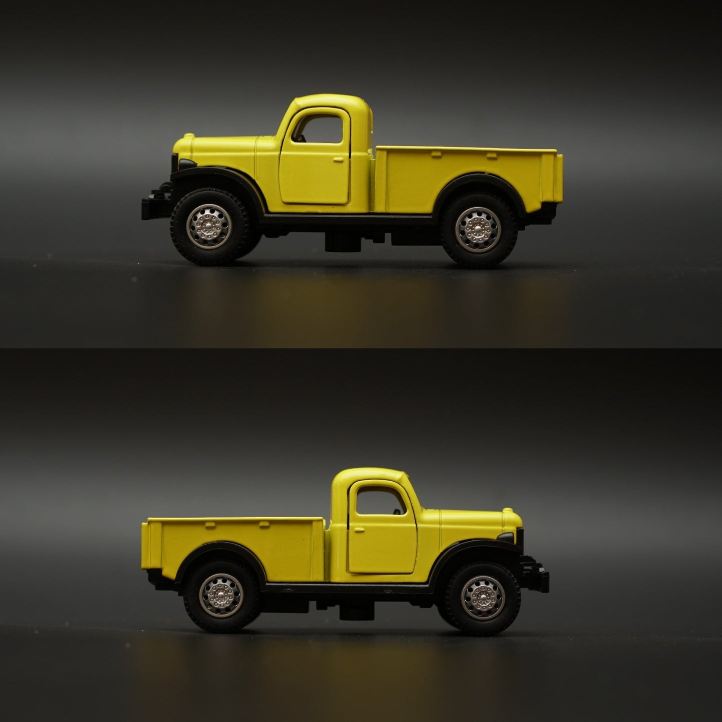 1:36 Dodge Power Wagon 1940 (Yellow) -  Kunju Vandi  