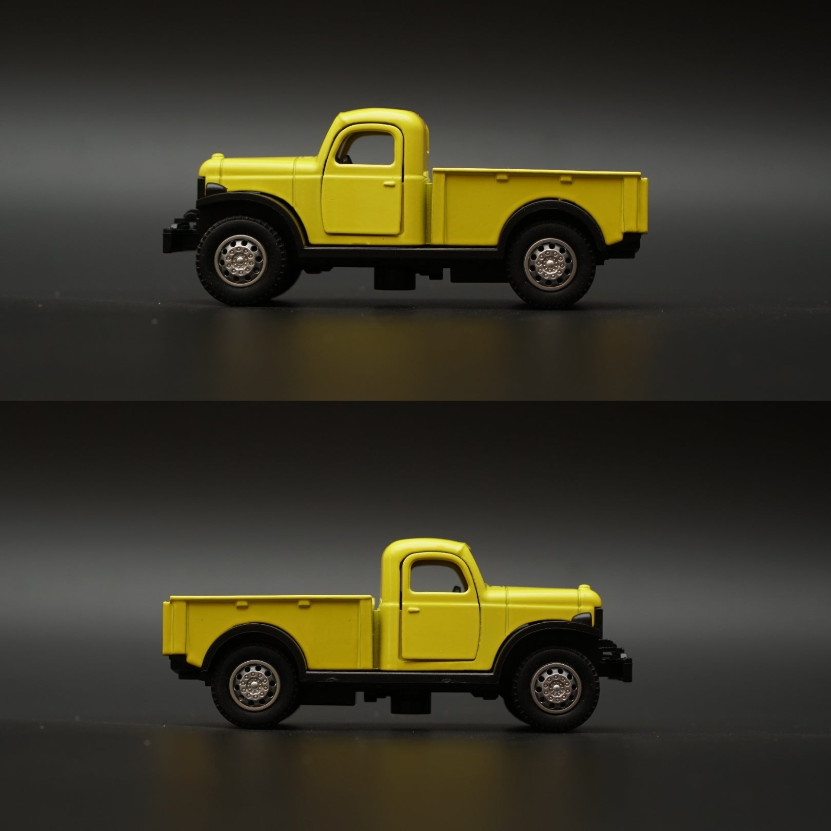 1:36 Dodge Power Wagon 1940 (Yellow) -  Kunju Vandi  