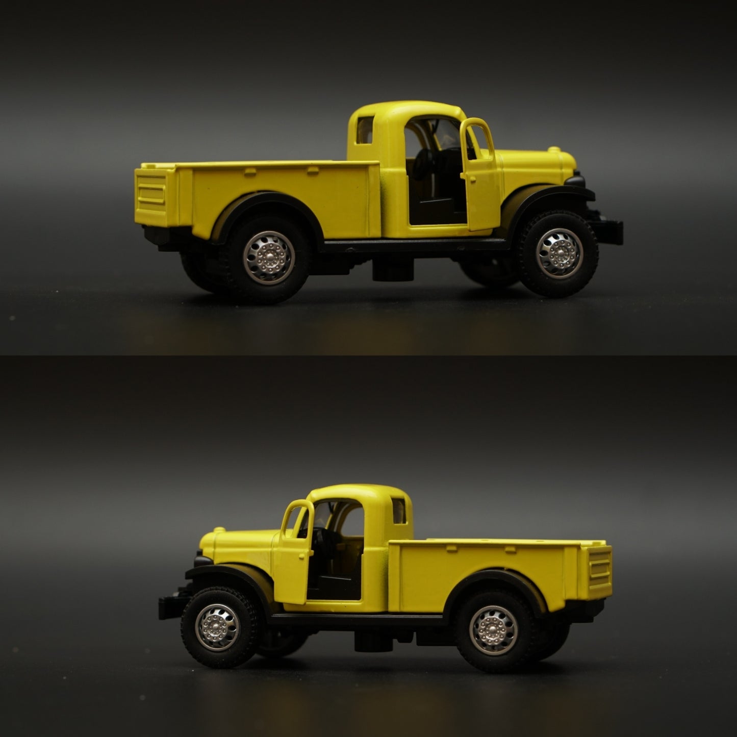 1:36 Dodge Power Wagon 1940 (Yellow) -  Kunju Vandi  