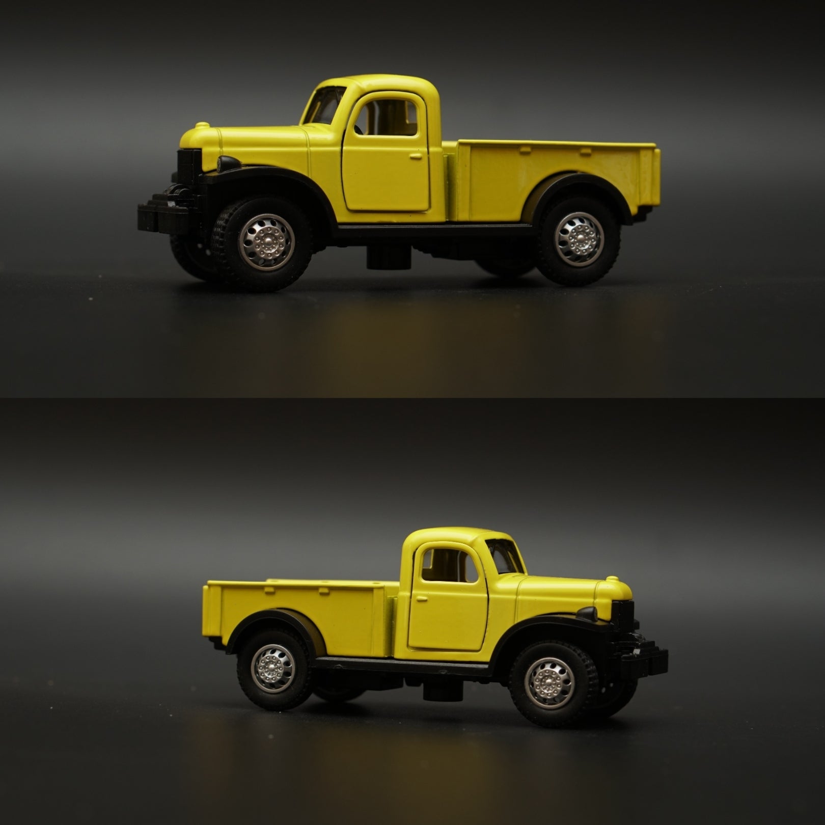 1:36 Dodge Power Wagon 1940 (Yellow) -  Kunju Vandi  