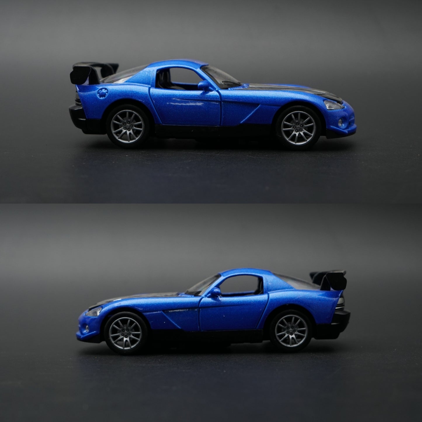 1:36 Dodge Viper SRT Diecast — Metallic Blue | Black Stripe | American Muscle -  Kunju Vandi  