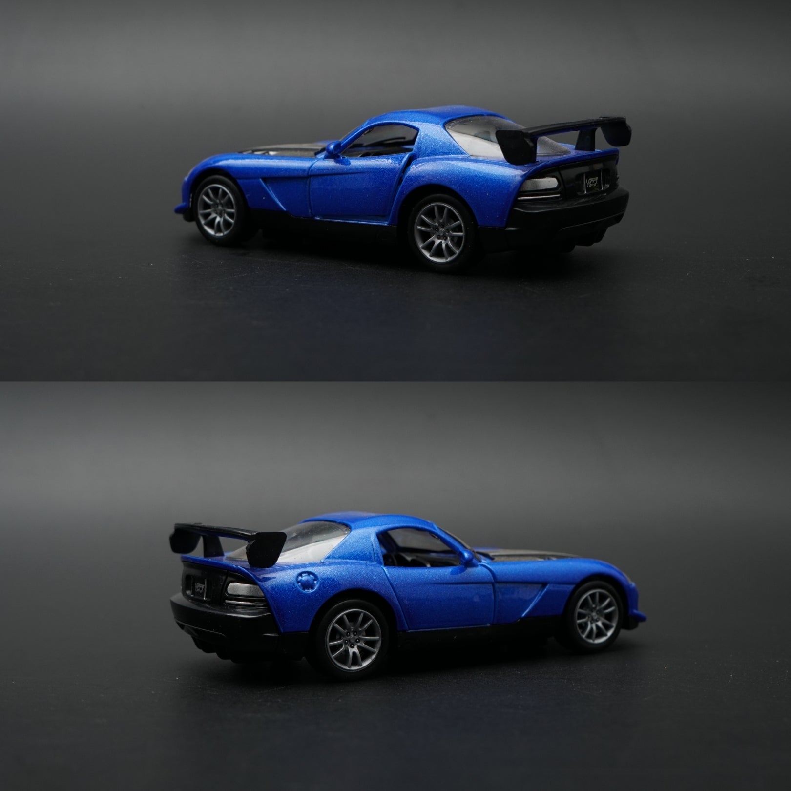 1:36 Dodge Viper SRT Diecast — Metallic Blue | Black Stripe | American Muscle -  Kunju Vandi  
