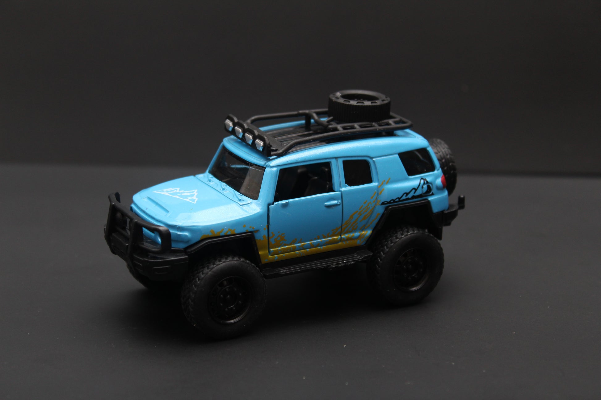 1:36 Fj Cruiser Diecast Blue -  Kunju Vandi  