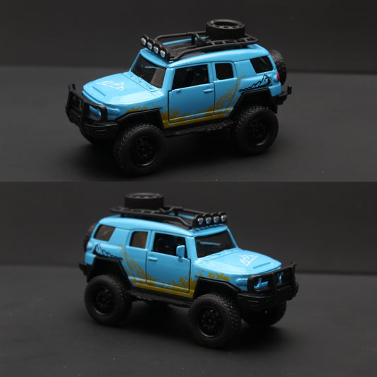 1:36 Fj Cruiser Diecast Blue -  Kunju Vandi  
