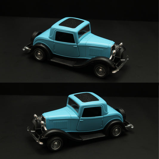 1:36 Ford 1932 Ford Coupe Diecast (Blue) -  Kunju Vandi  