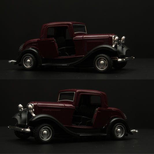1:36 Ford 1932 Ford Coupe Diecast (Brown) -  Kunju Vandi  