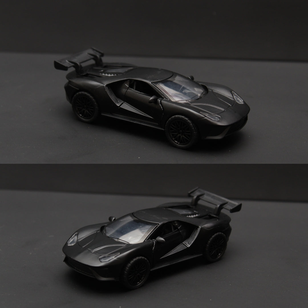 1:36 Ford GT Diecast Black -  Kunju Vandi  