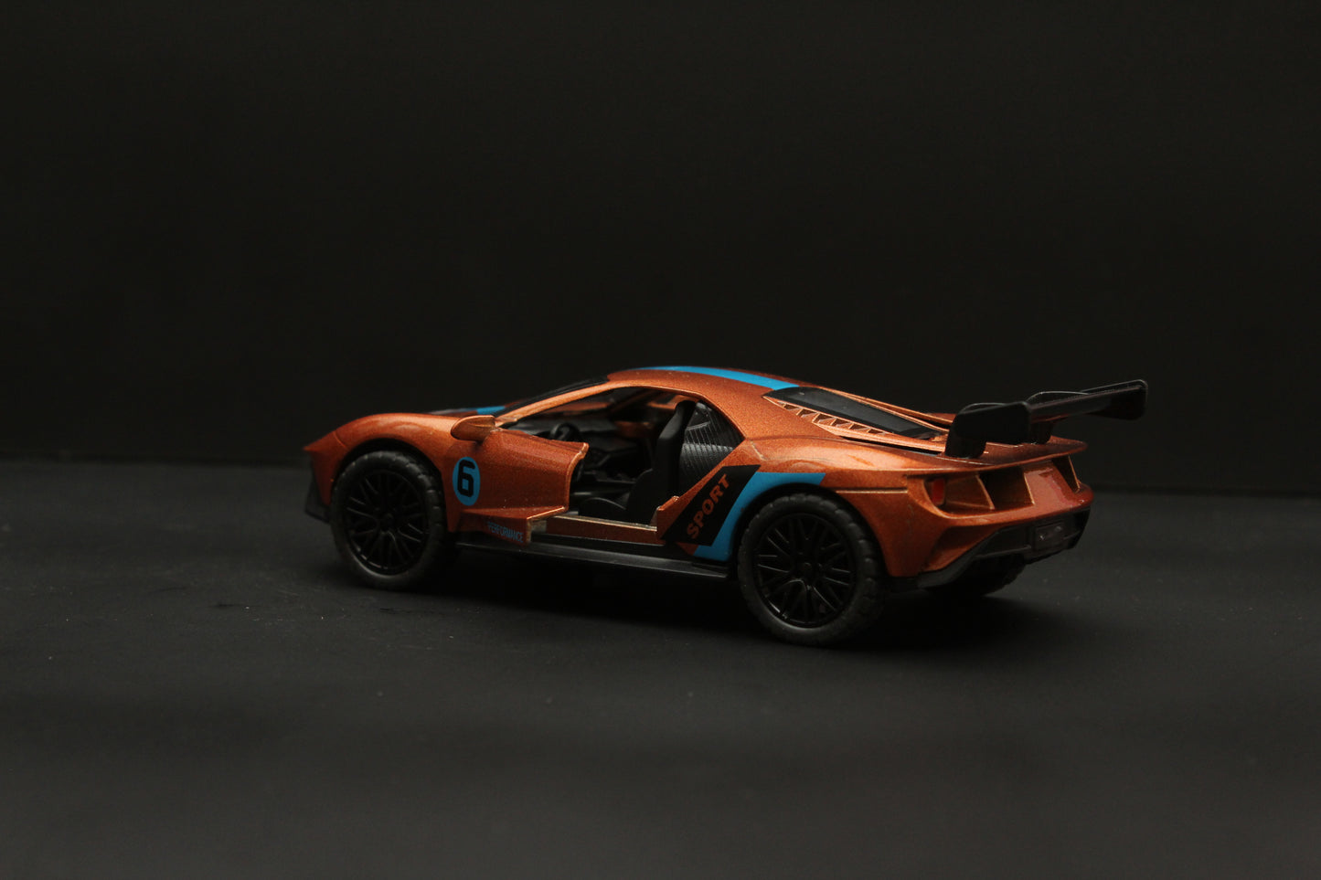 1:36 Ford GT  Diecast , Brown -  Kunju Vandi  