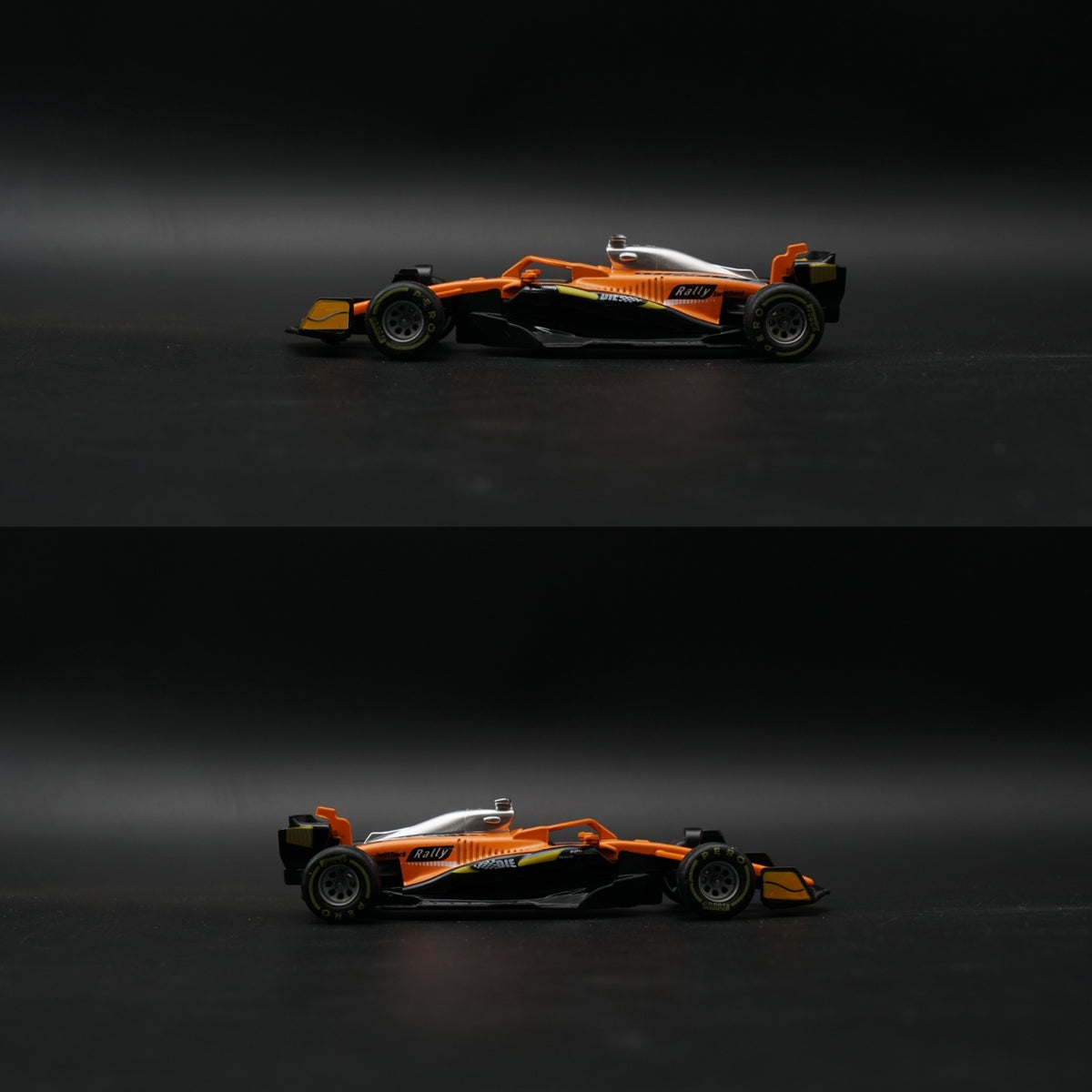 1:36 Formula Racing Car Diecast Model — McLaren Style | Orange Livery -  Kunju Vandi  