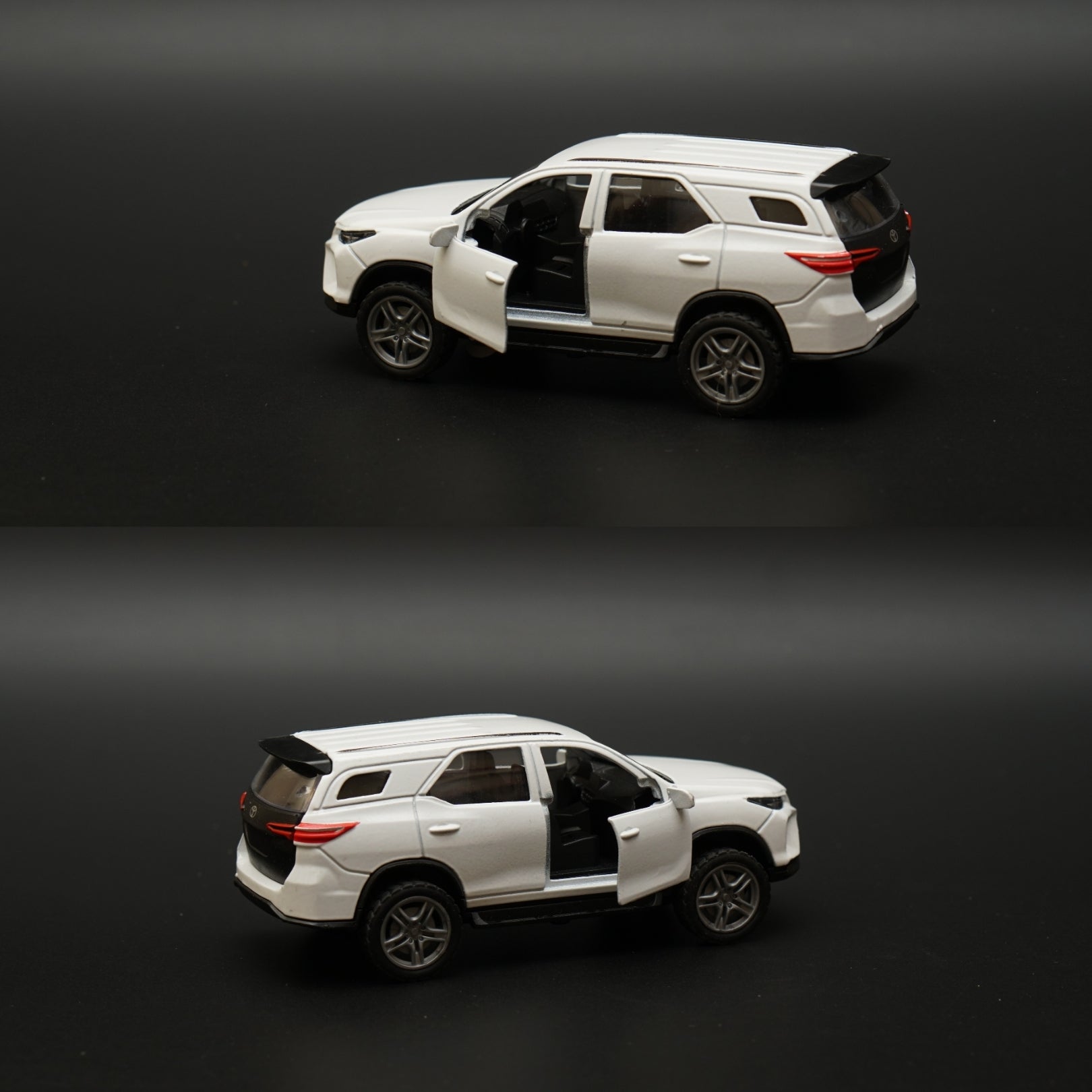 1:36 Fortuner With Lights White -  Kunju Vandi  