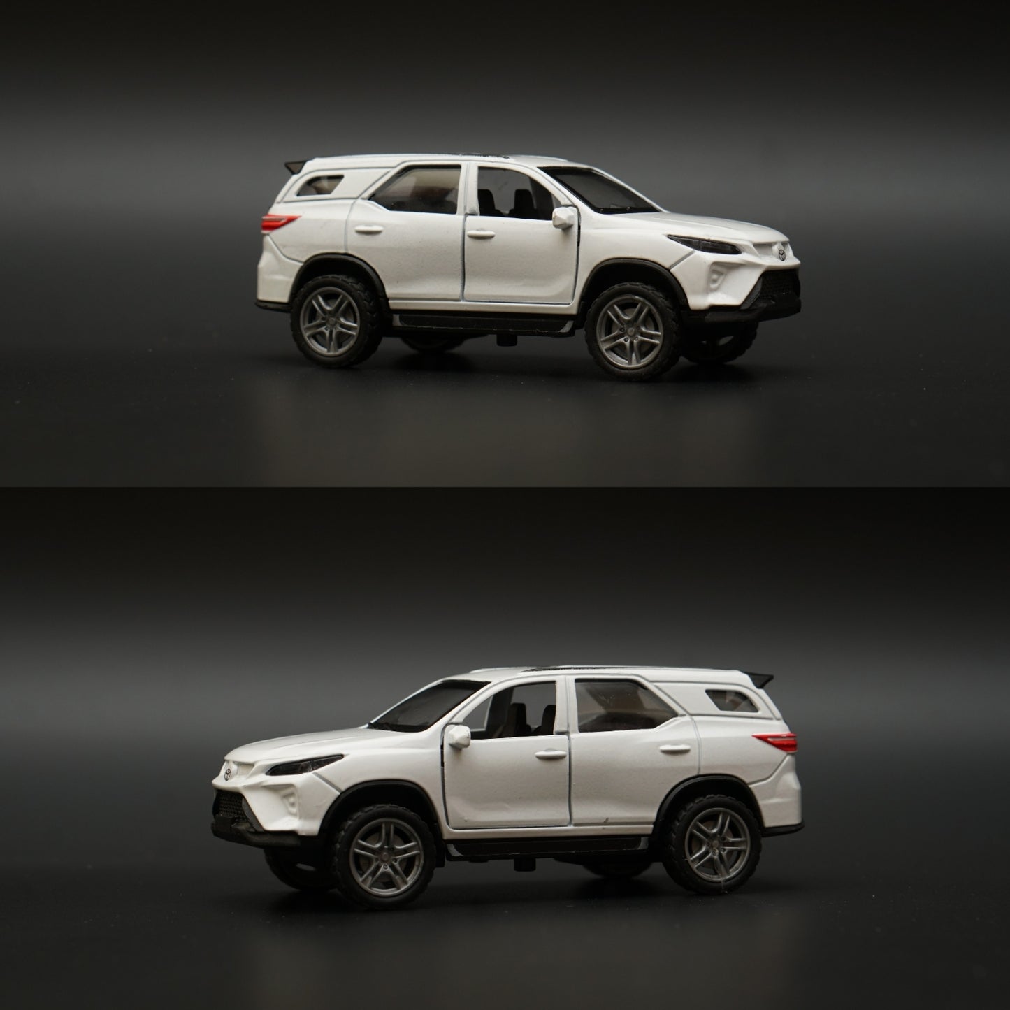 1:36 Fortuner With Lights White -  Kunju Vandi  