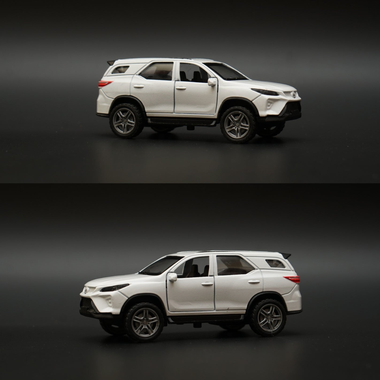 1:36 Fortuner With Lights White -  Kunju Vandi  