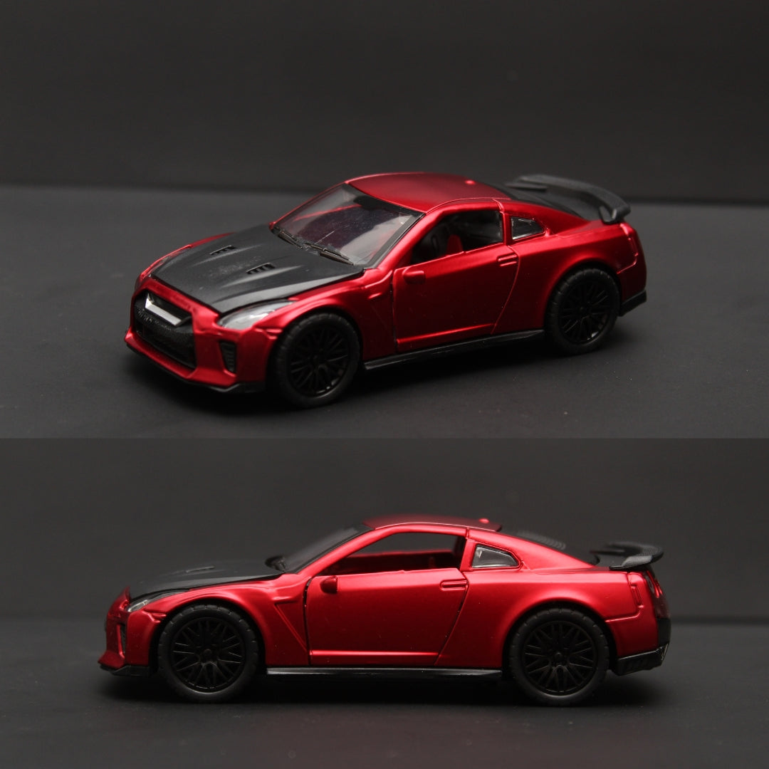 1:36 GTR R35 Diecast Red -  Kunju Vandi  
