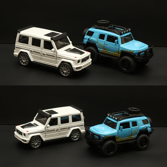 1:36 Gwagon , Fj Cruiser Diecast Combo -  Kunju Vandi  