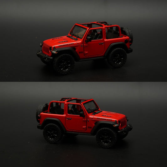 1:36 Kinsmart 2018 Jeep Wrangler Diecast -  Kunju Vandi  