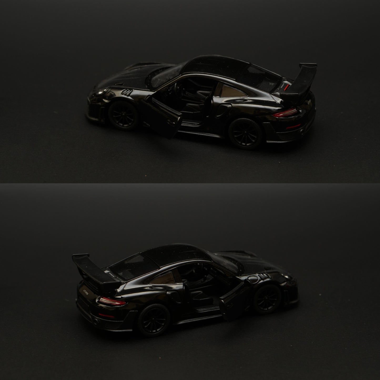 1:36 Kinsmart Porsche 911 GT2 RS Black -  Kunju Vandi  