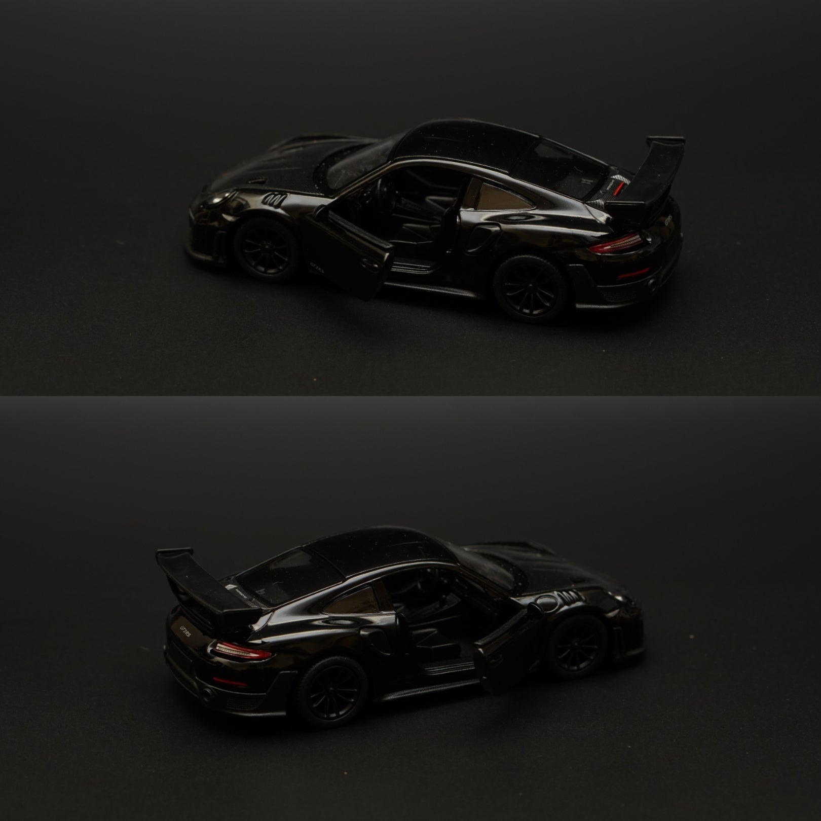 1:36 Kinsmart Porsche 911 GT2 RS Black -  Kunju Vandi  