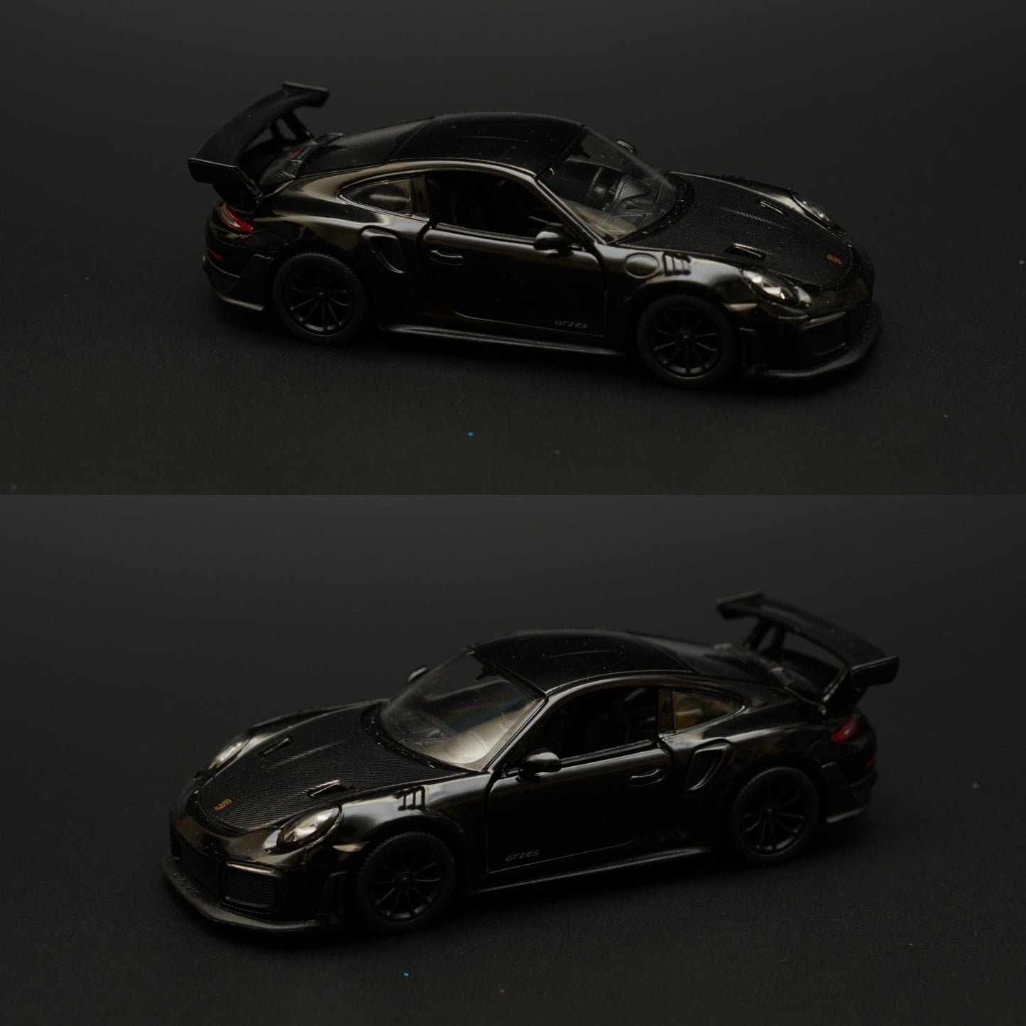 1:36 Kinsmart Porsche 911 GT2 RS Black -  Kunju Vandi  