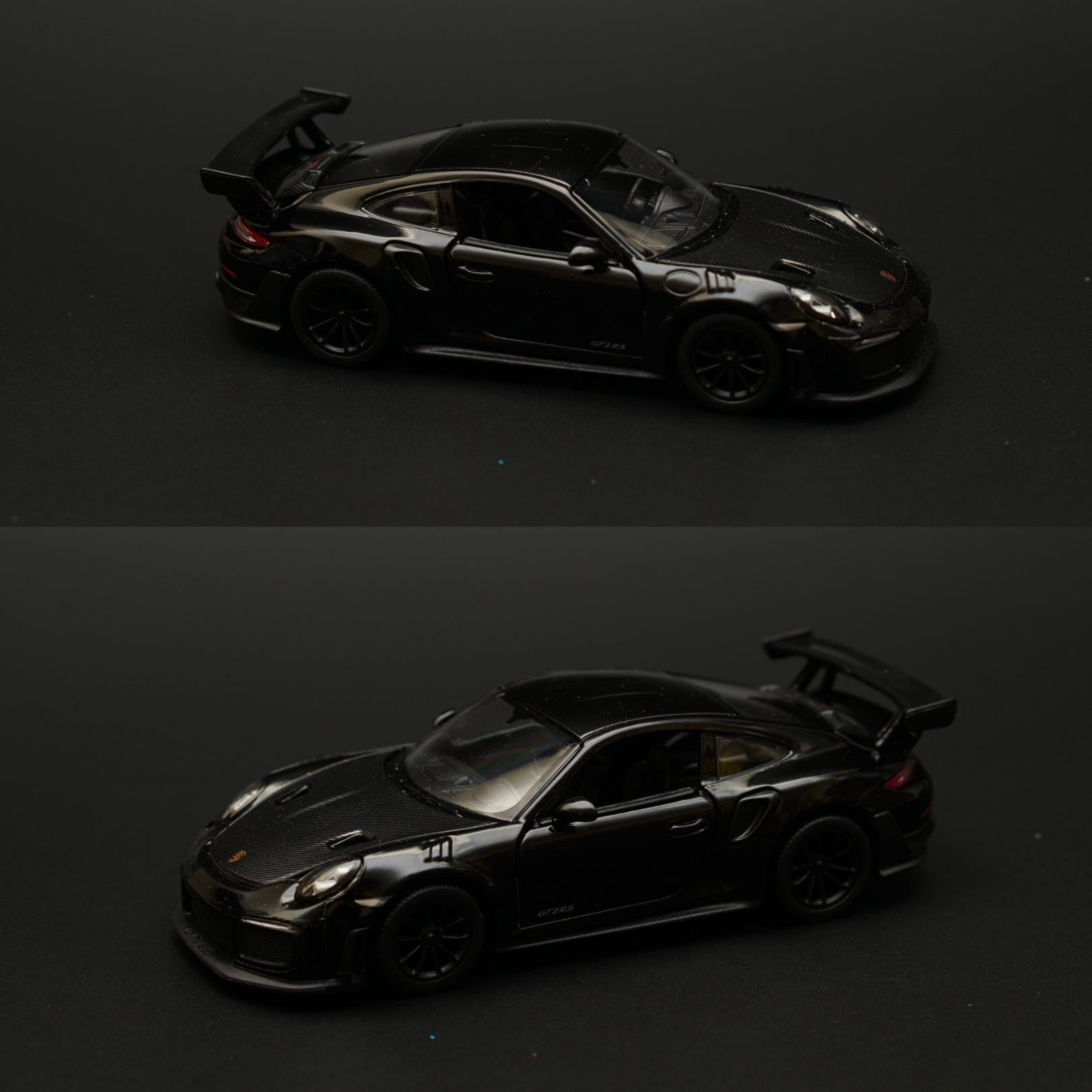 1:36 Kinsmart Porsche 911 GT2 RS Black -  Kunju Vandi  