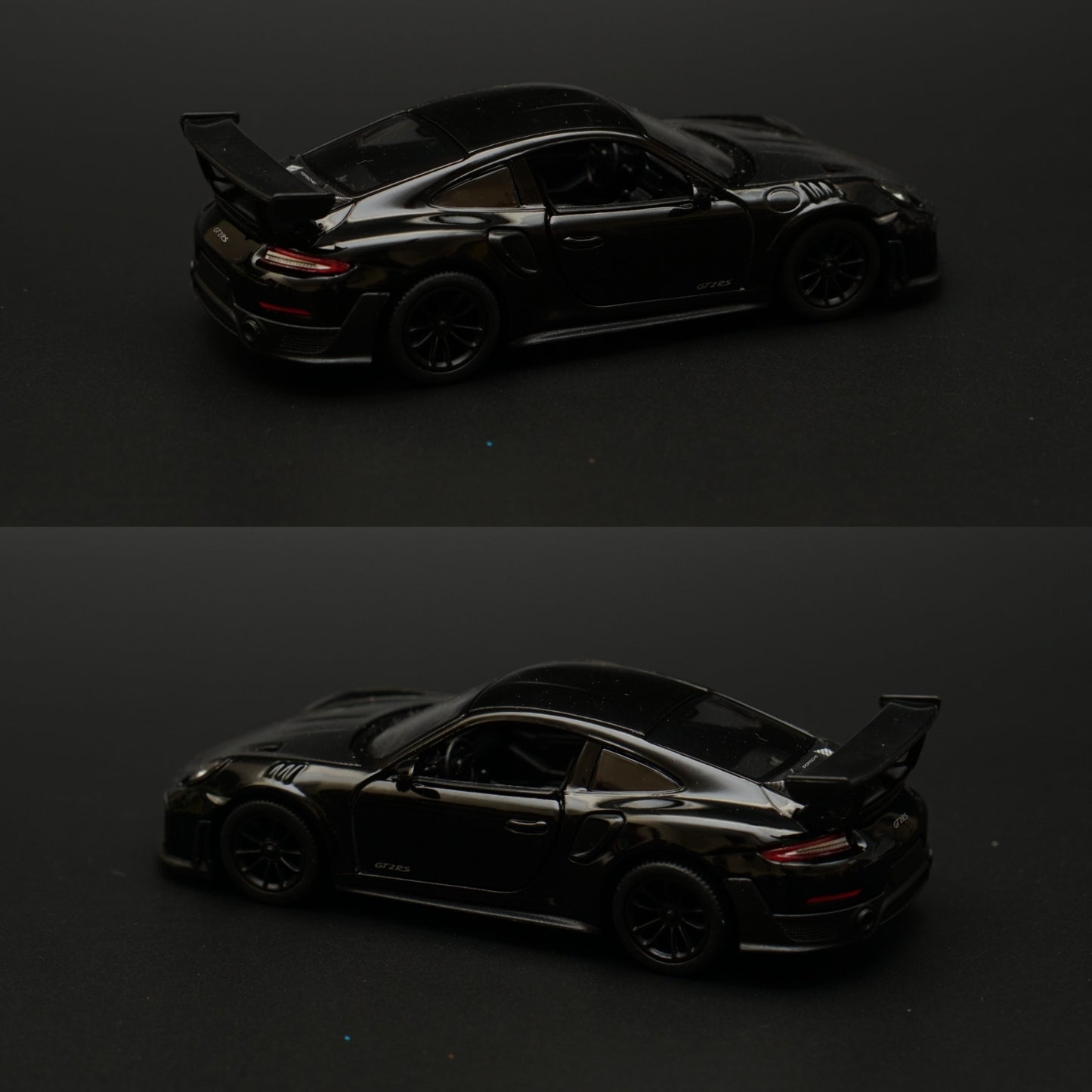 1:36 Kinsmart Porsche 911 GT2 RS Black -  Kunju Vandi  