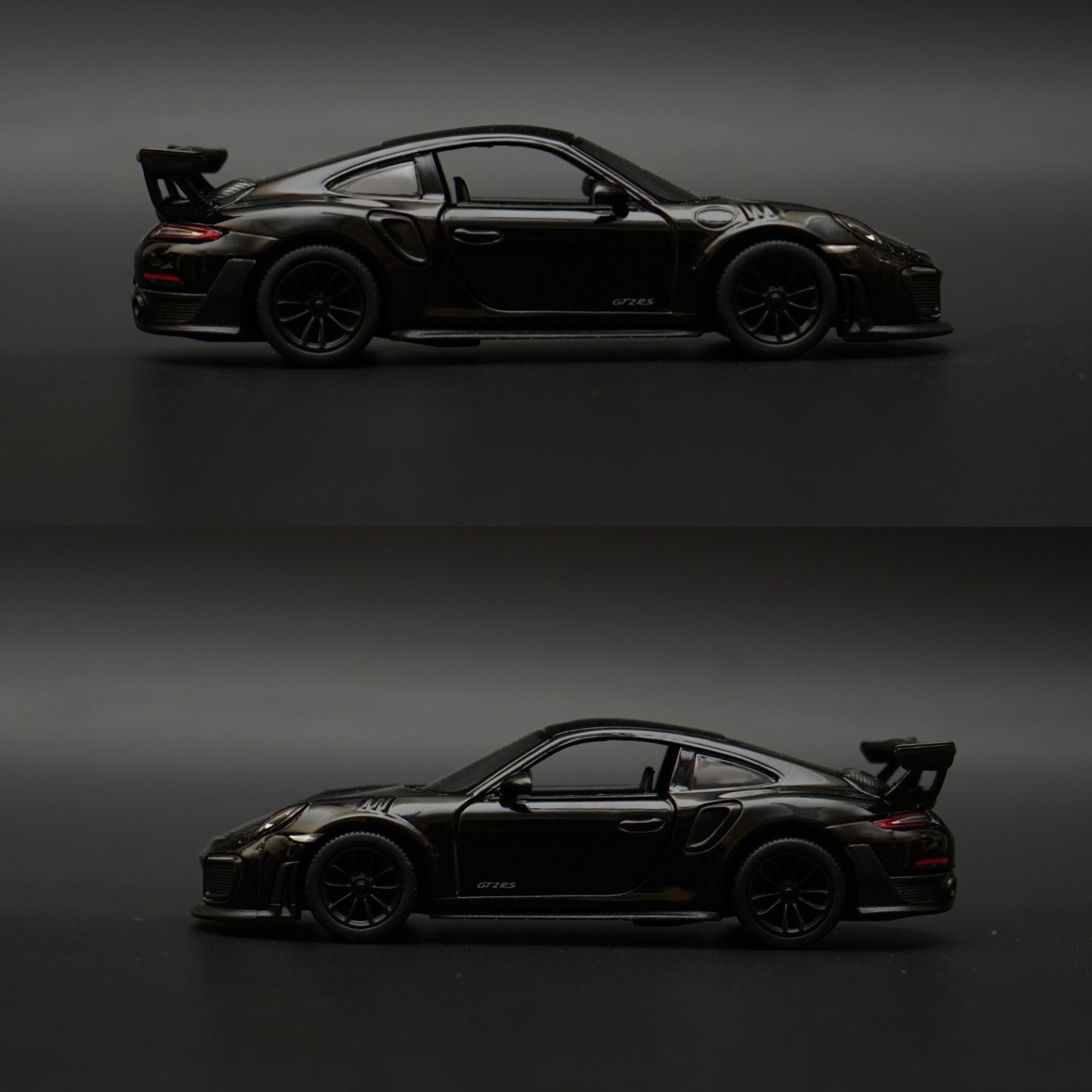 1:36 Kinsmart Porsche 911 GT2 RS Black -  Kunju Vandi  