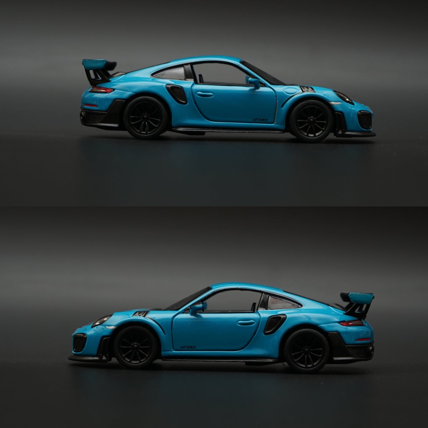 1:36 Kinsmart Porsche 911 GT2 RS Blue -  Kunju Vandi  