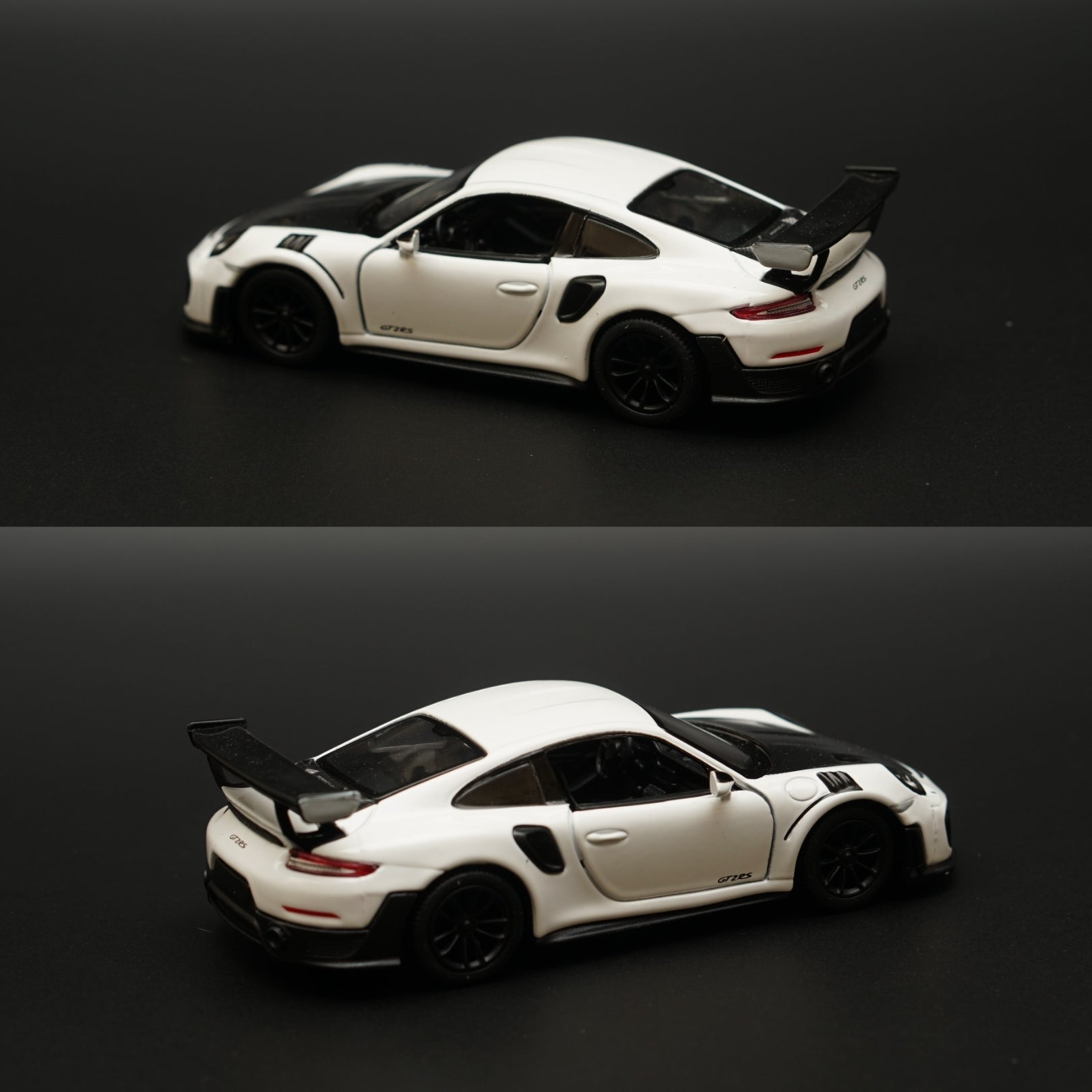 1:36 Kinsmart Porsche 911 GT2 RS White -  Kunju Vandi  