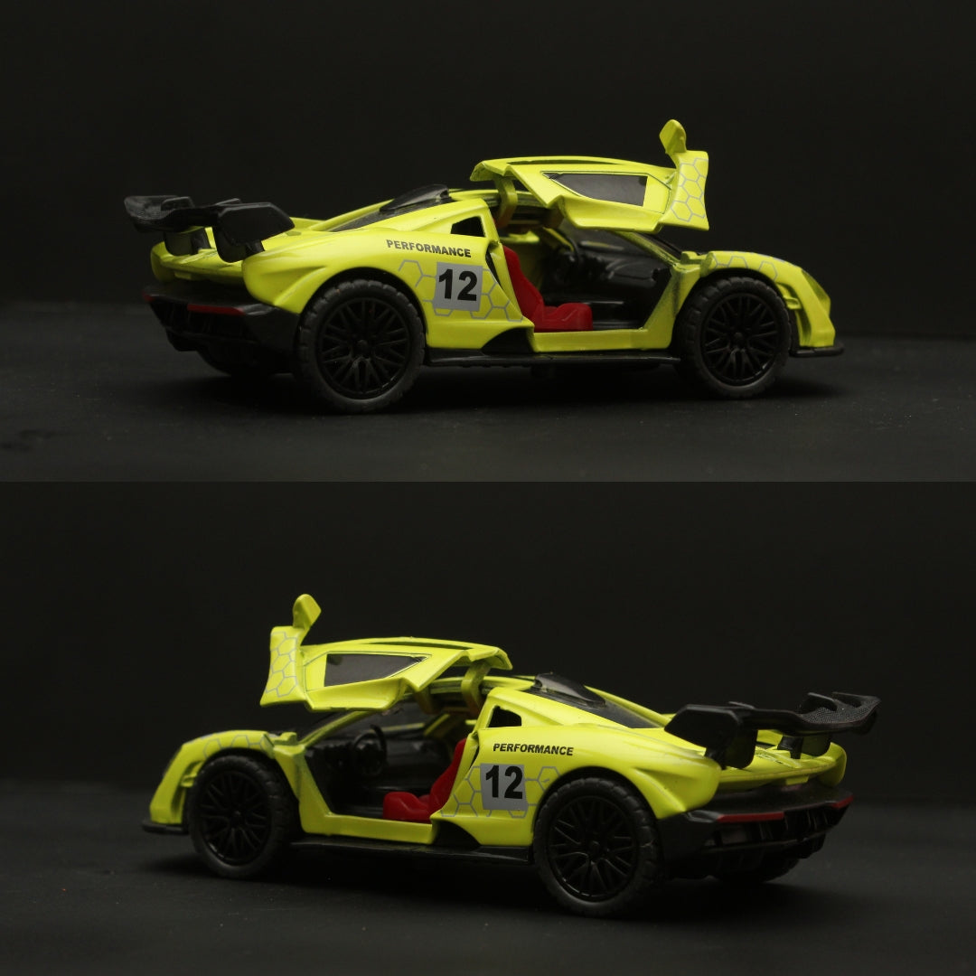 1:36 McLaren Sena Diecast Green -  Kunju Vandi  