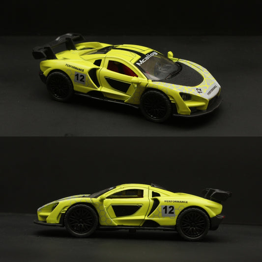 1:36 McLaren Sena Diecast Green -  Kunju Vandi  