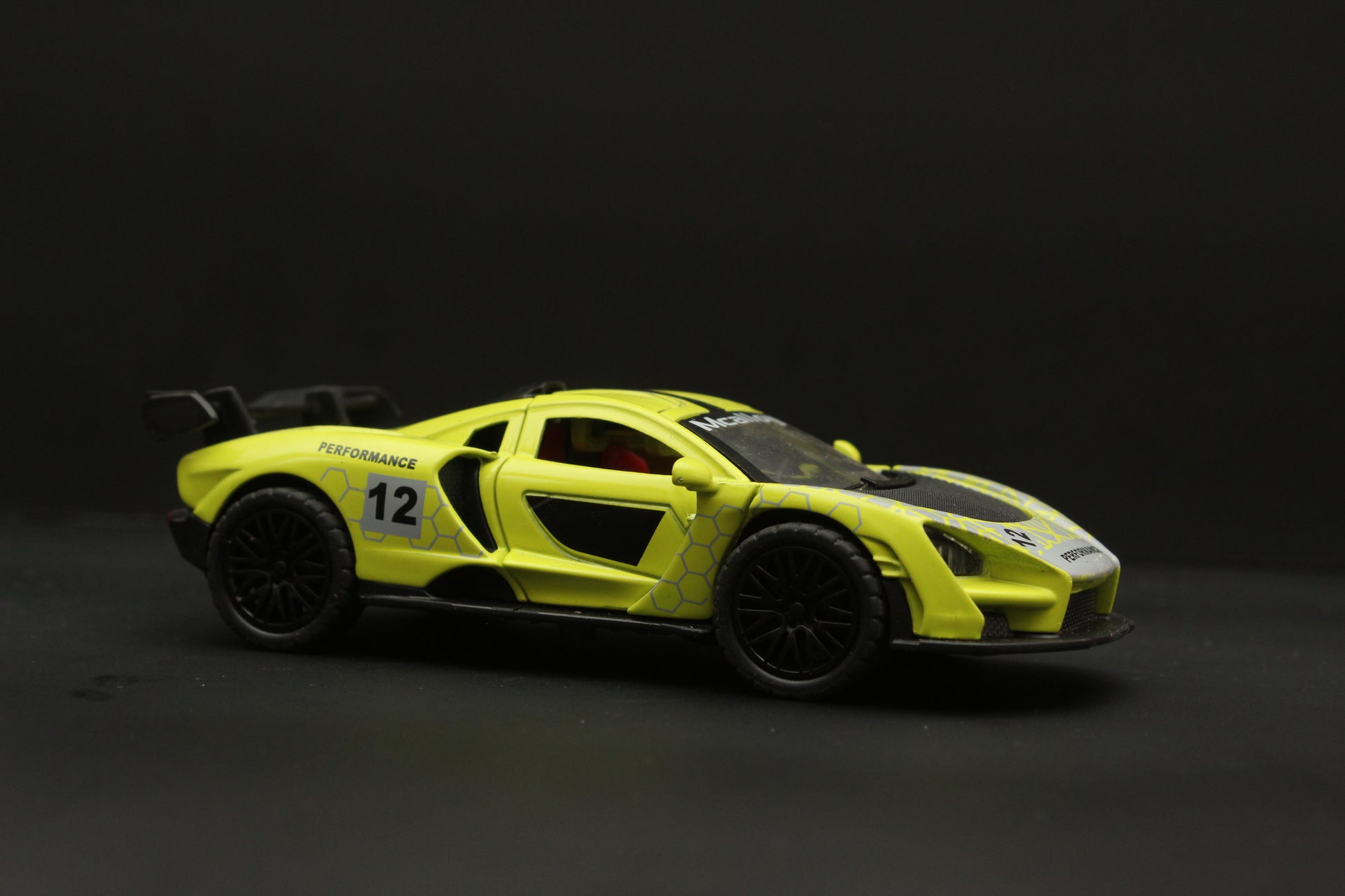 1:36 McLaren Sena Diecast Green -  Kunju Vandi  