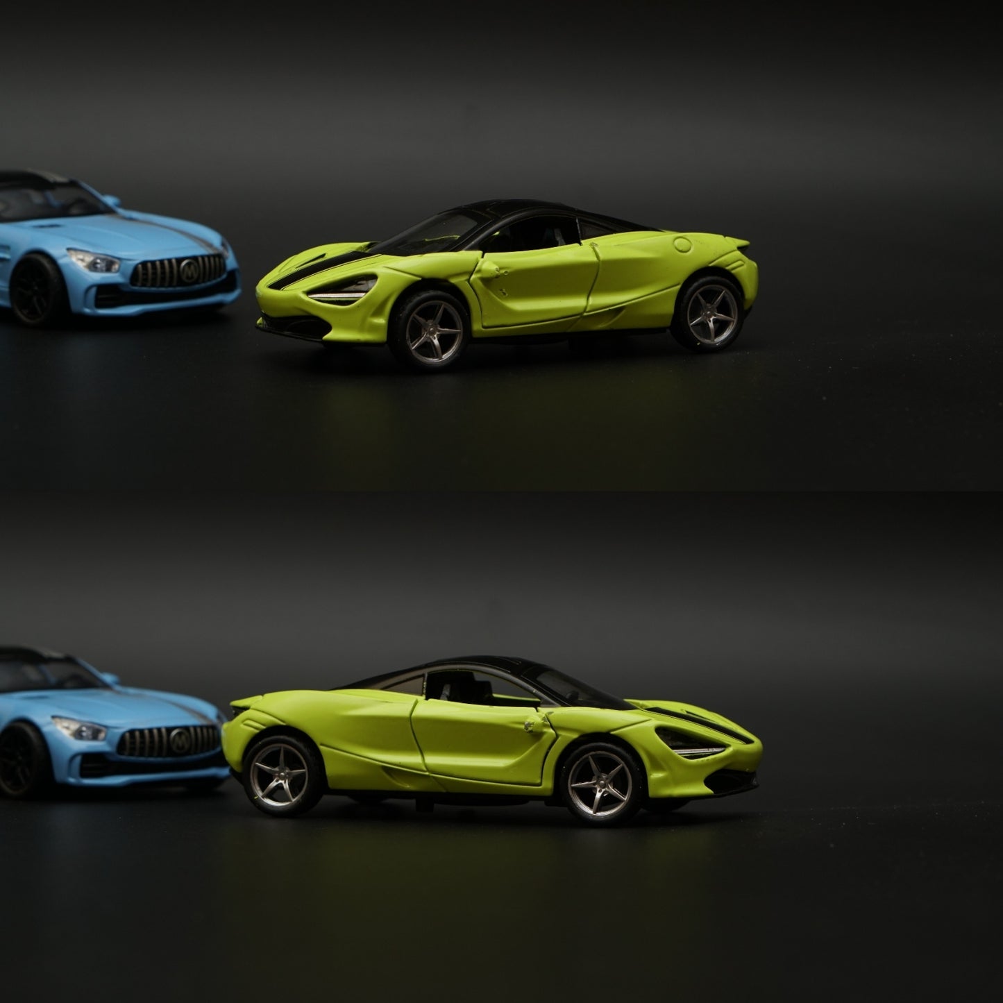 1:36 Mclaren, AmgGt Diecast Combo (Green,Blue) -  Kunju Vandi  